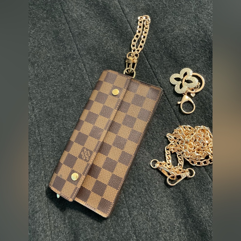 ✅AUTHENTIC LV ACCORDION DAMIER LONG WALLET LOUIS VUITTON - Picture 16 of 16